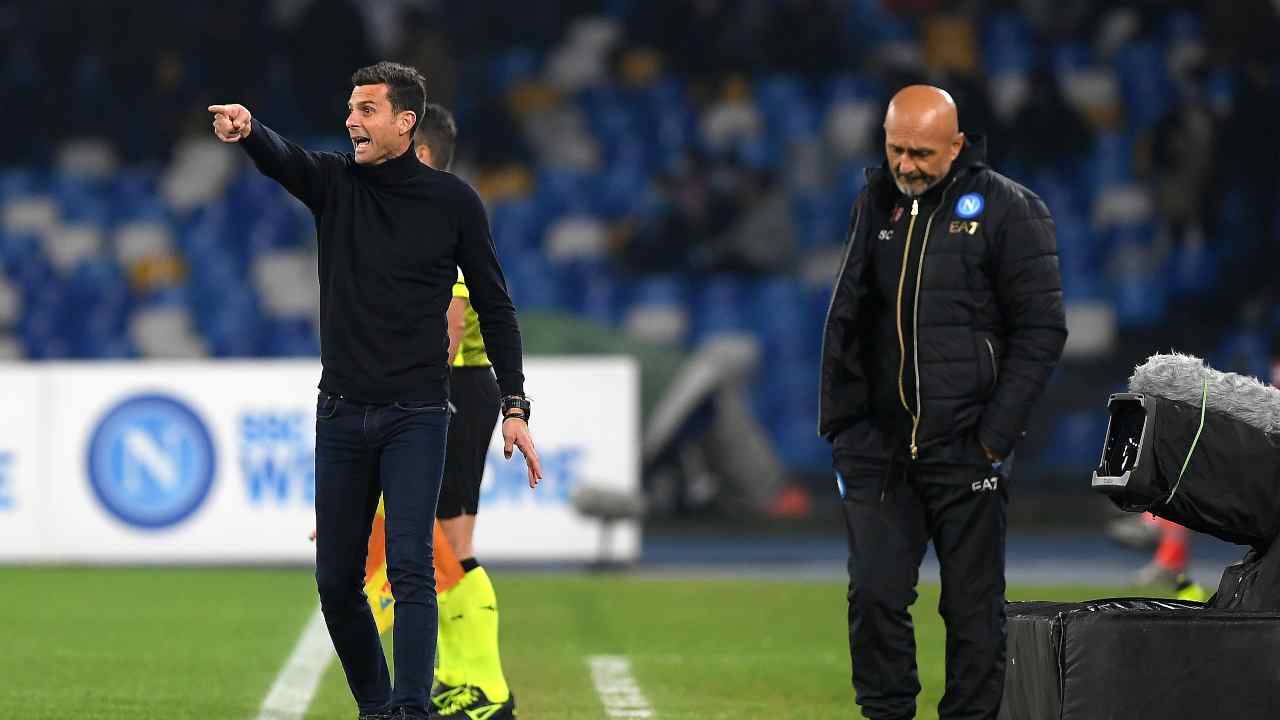 Spalletti e Thiago Motta