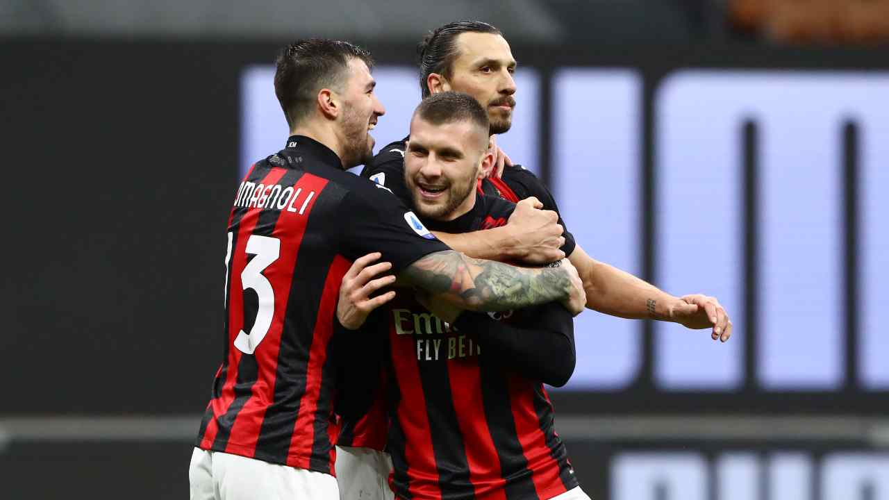 Ibra e Rebic - Getty Images