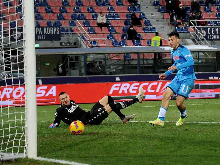 Lozano in gol - Getty Images