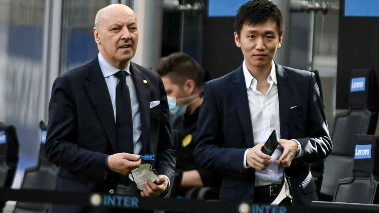 Marotta e Zhang - foto LaPresse