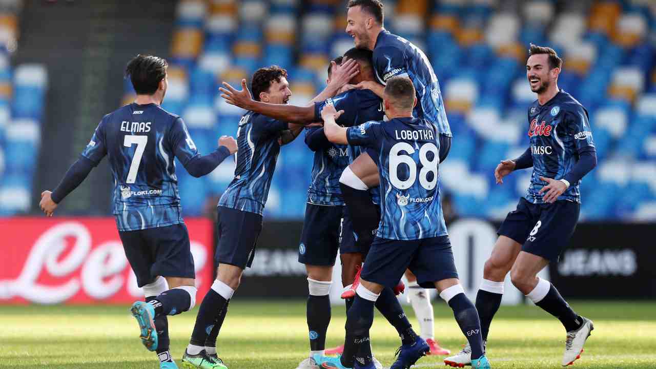 Napoli esulta - Getty Images