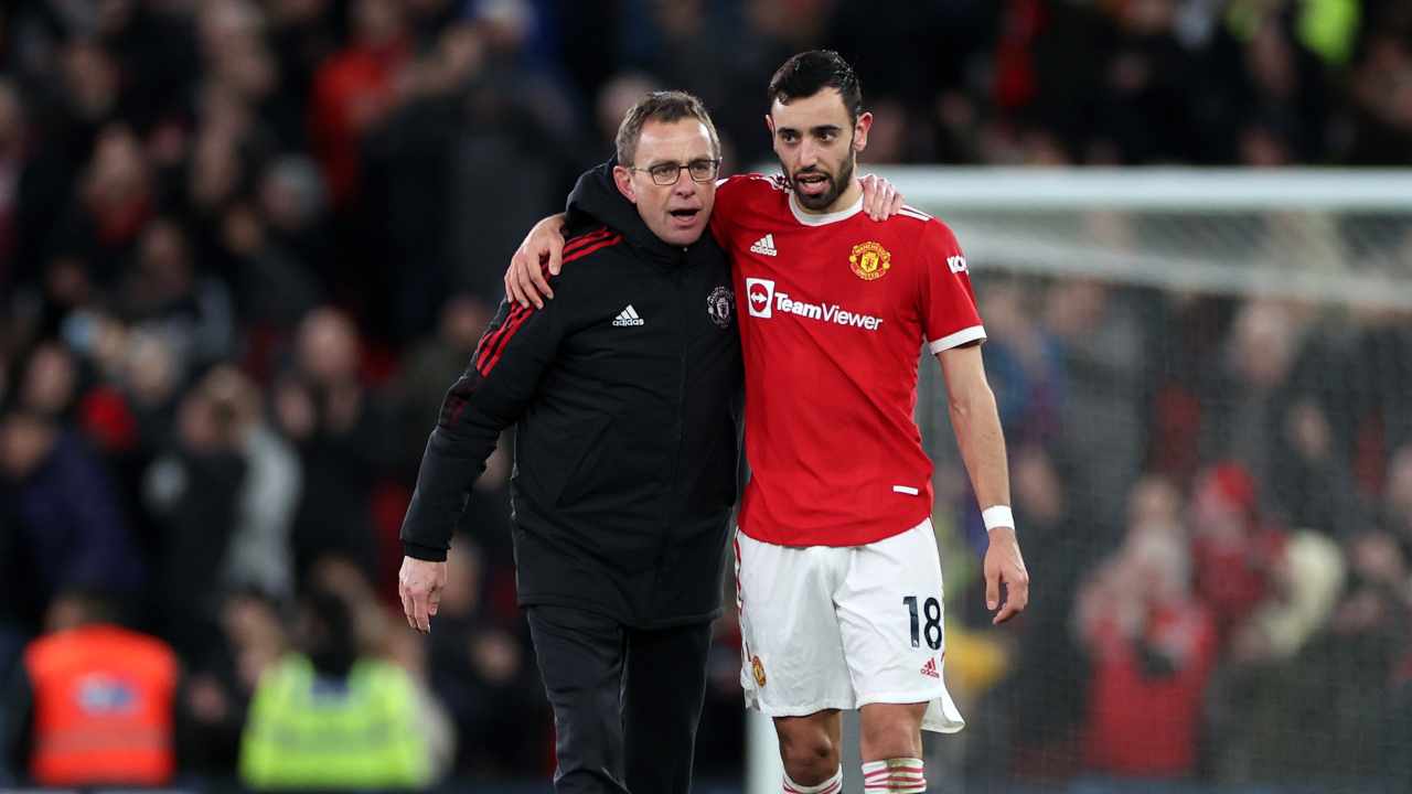 Rangnick e Fernandes - Getty Images