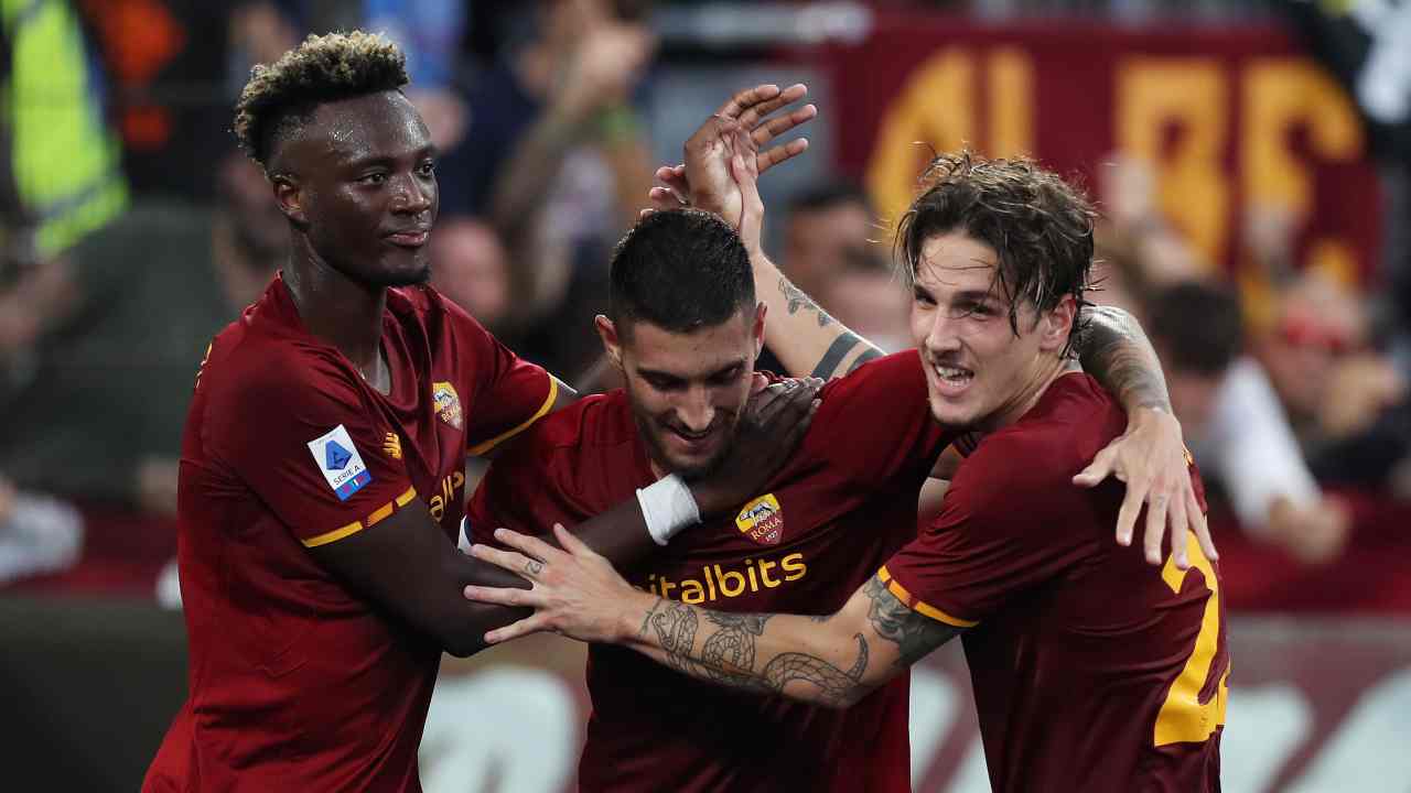 Zaniolo e Abraham - Getty Images