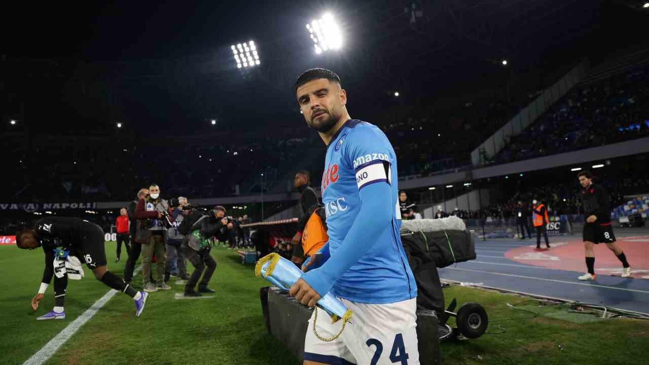 Insigne capitano - foto LaPresse