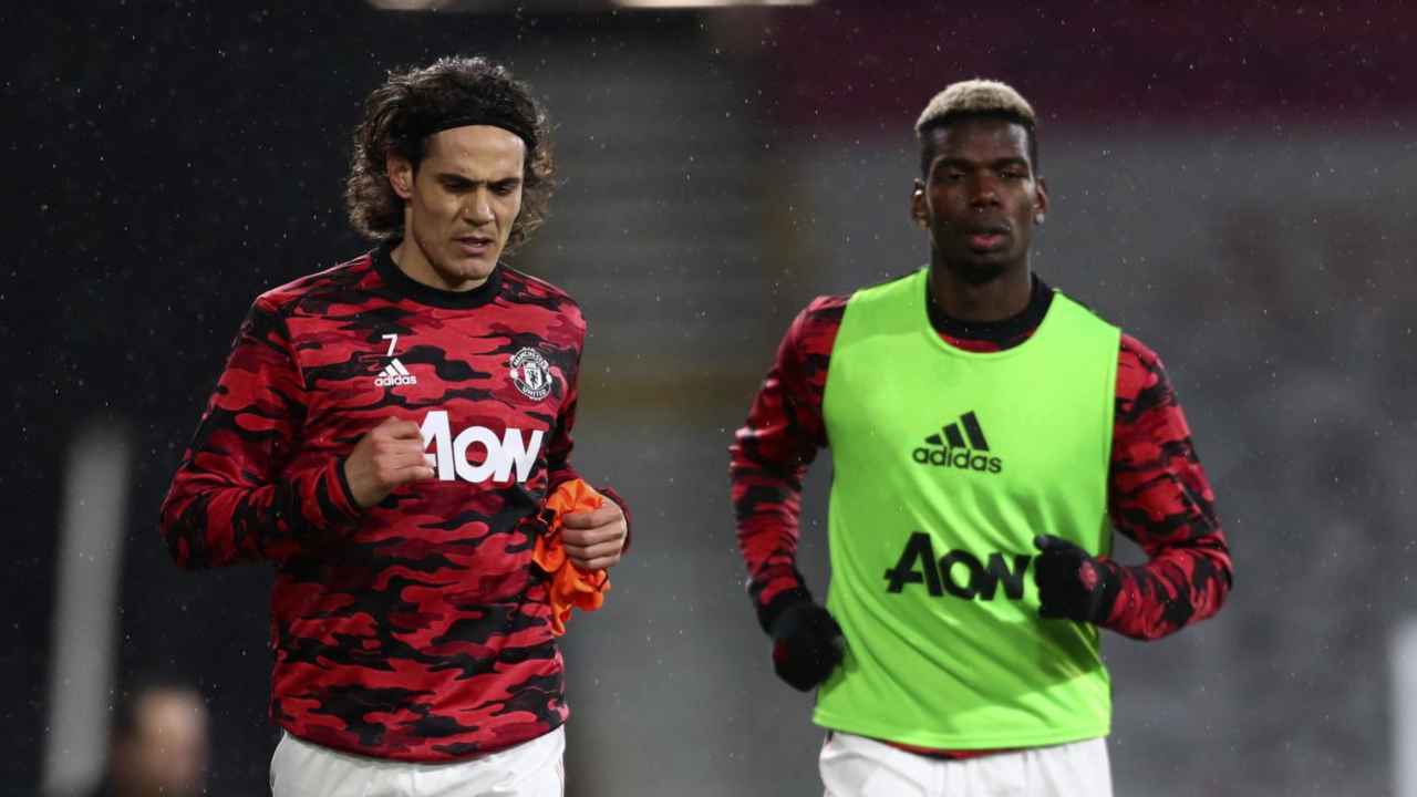 Cavani e Pogba - foto LaPresse