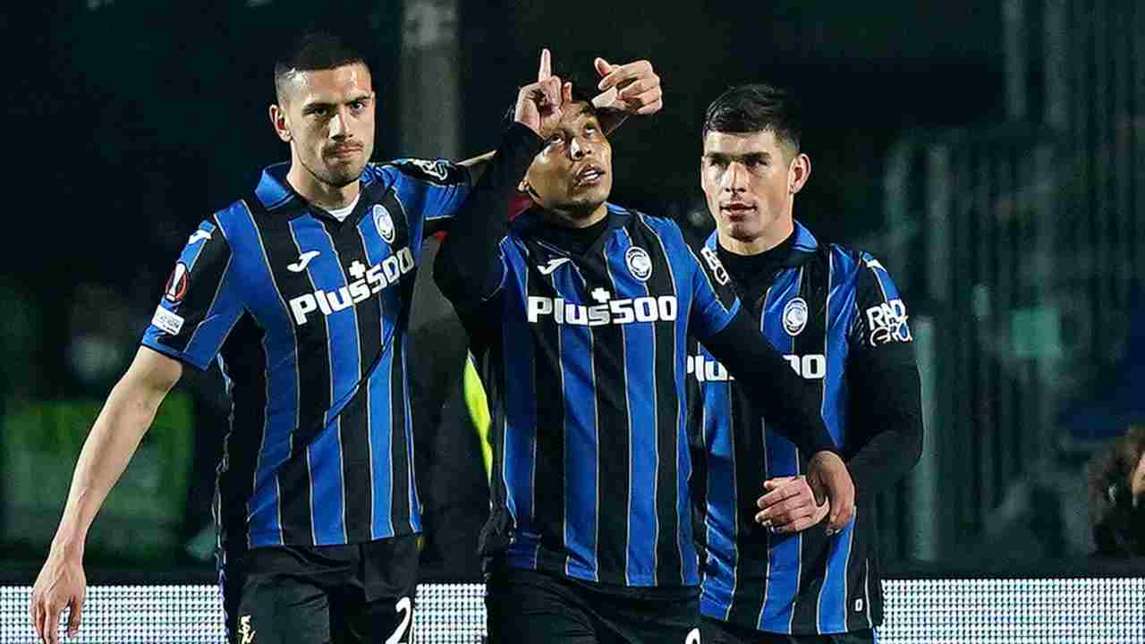 Demiral e Muriel - foto LaPresse