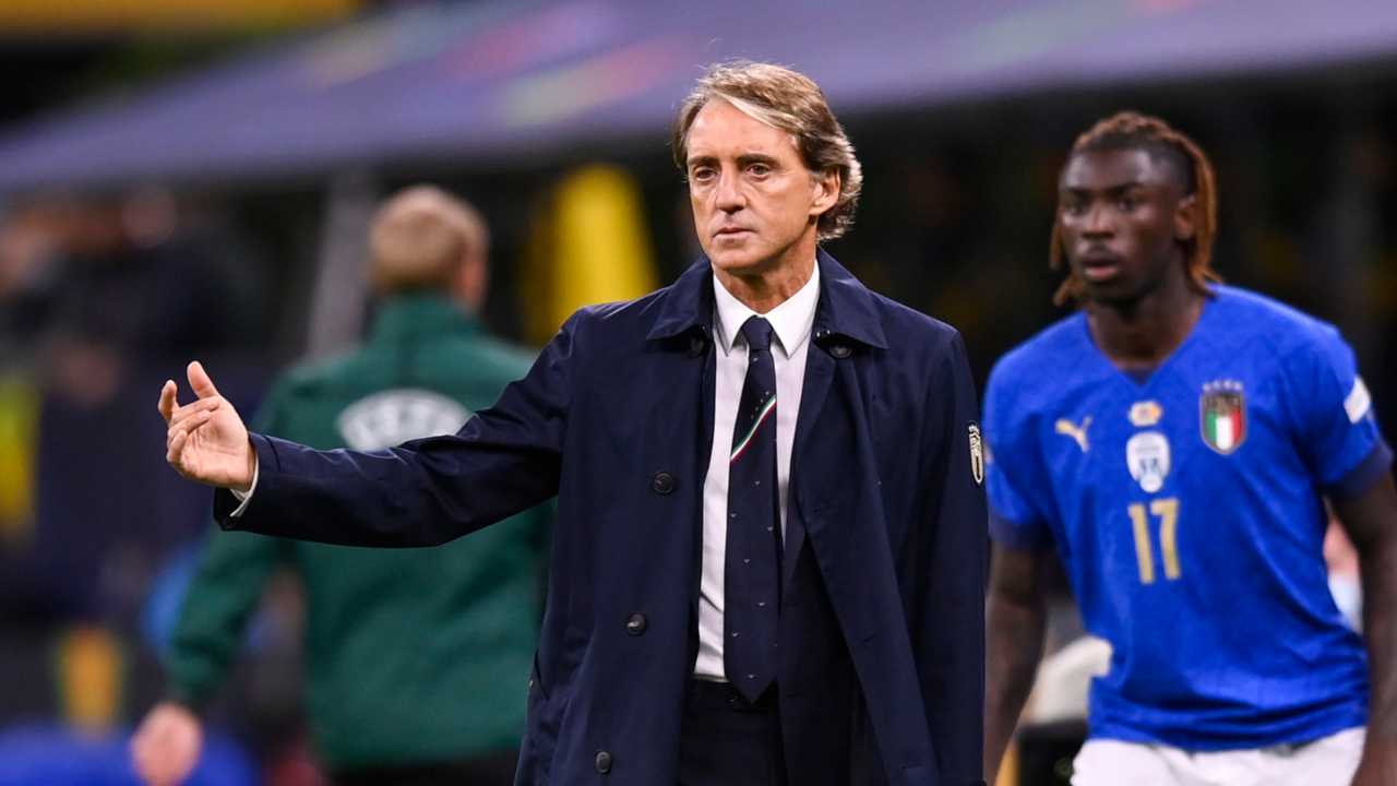 Mancini e Kean - foto LaPresse