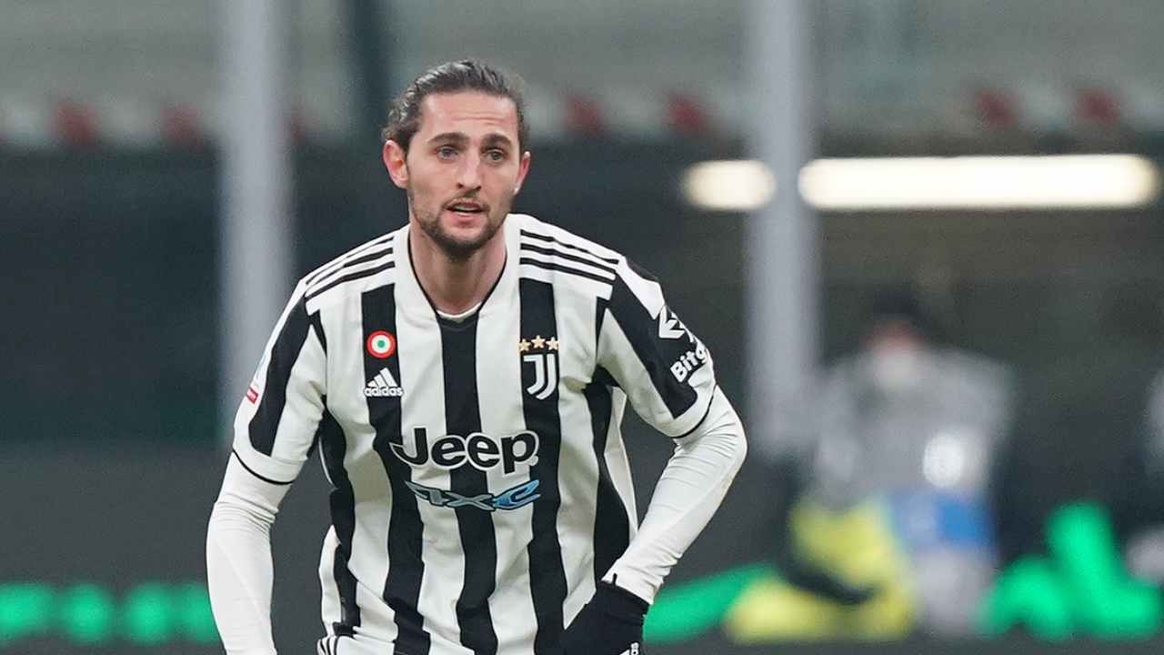 Rabiot alla Juve - foto LaPresse