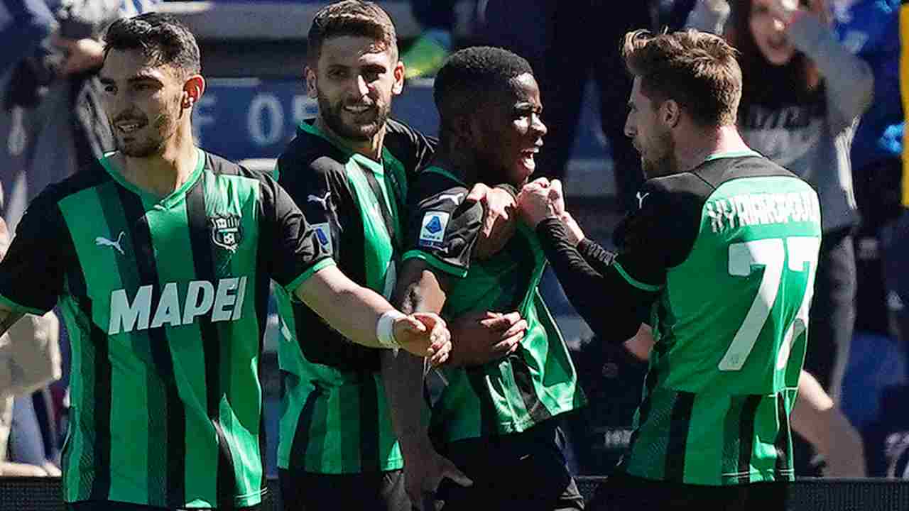 Esulta Sassuolo - foto LaPresse