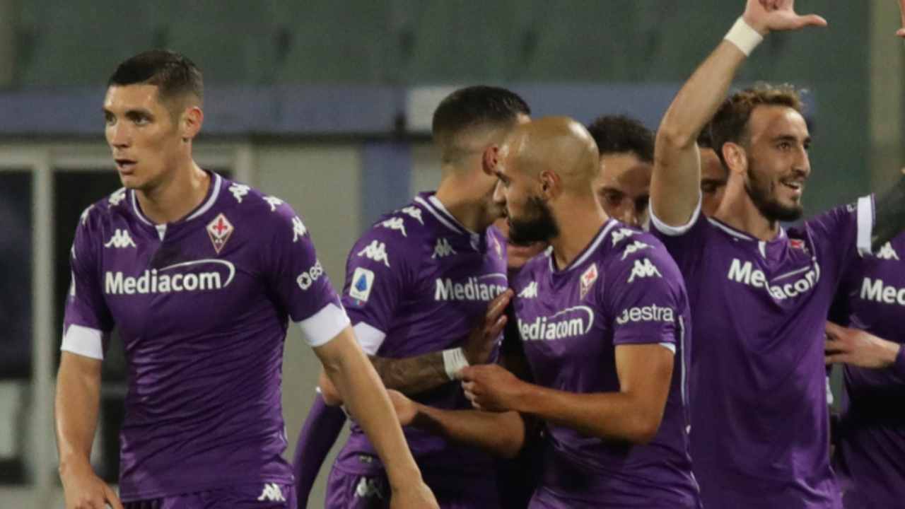 Fiorentina gruppo foto LaPresse