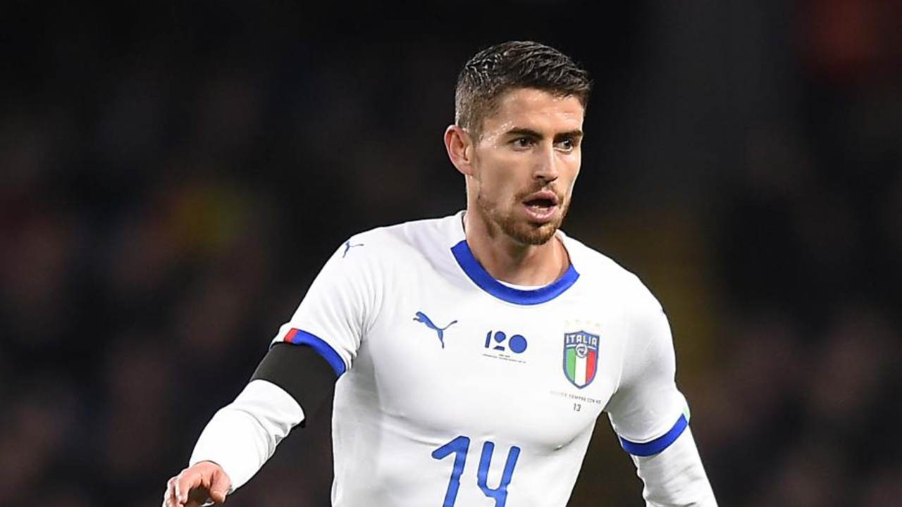 Jorginho con Italia foto LaPresse