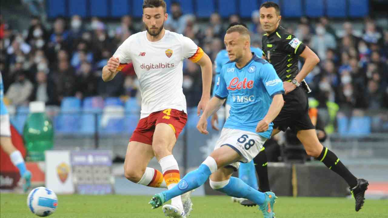 Napoli-Roma foto Ansa