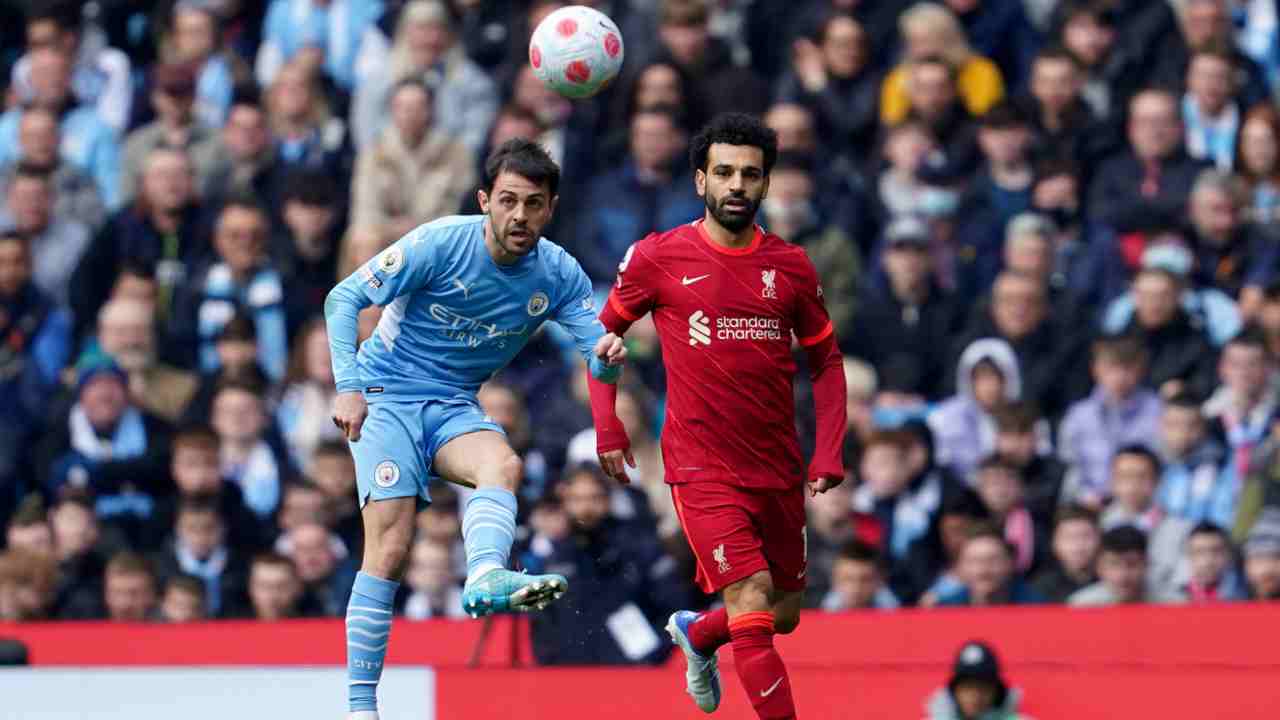 Silva e Salah  foto LaPresse