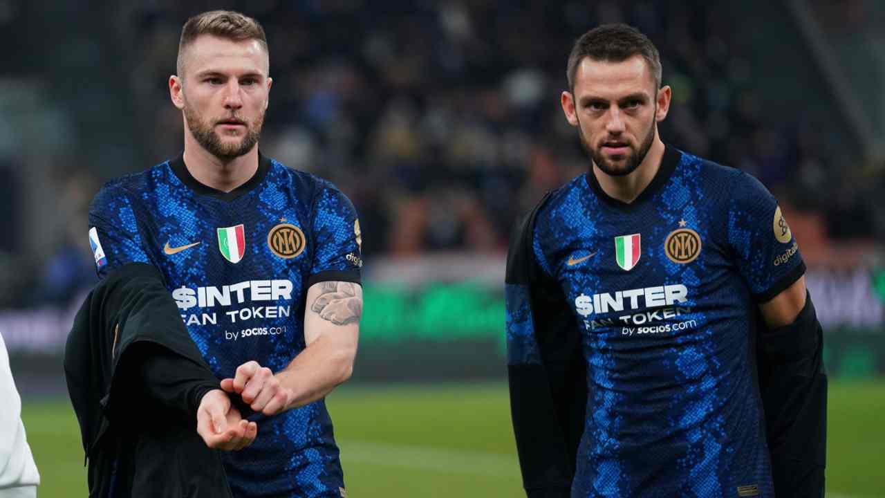 Skriniar e De Vrij - foto laPresse