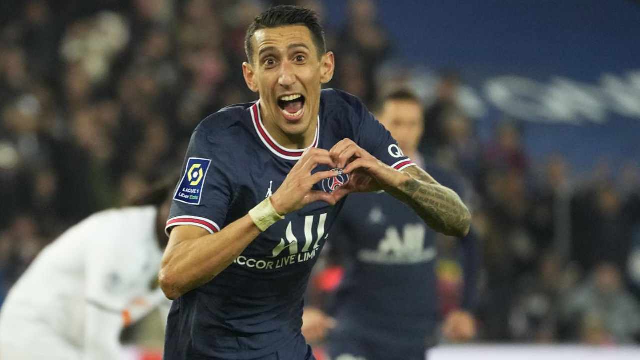 Di Maria esulta foto LaPresse