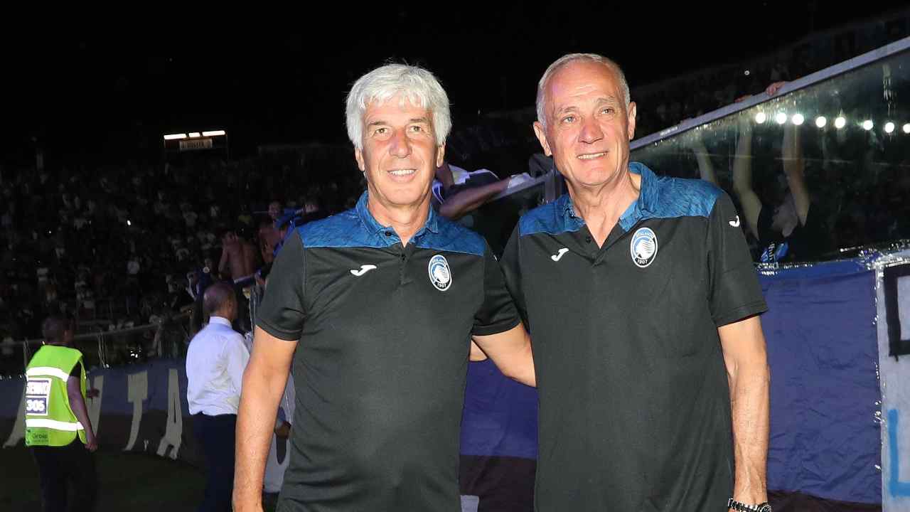 Gasperini e Percassi - foto Ansa