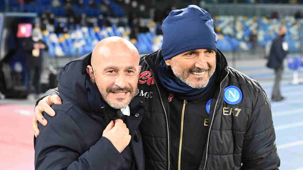 Italiano e Spalletti foto Ansa