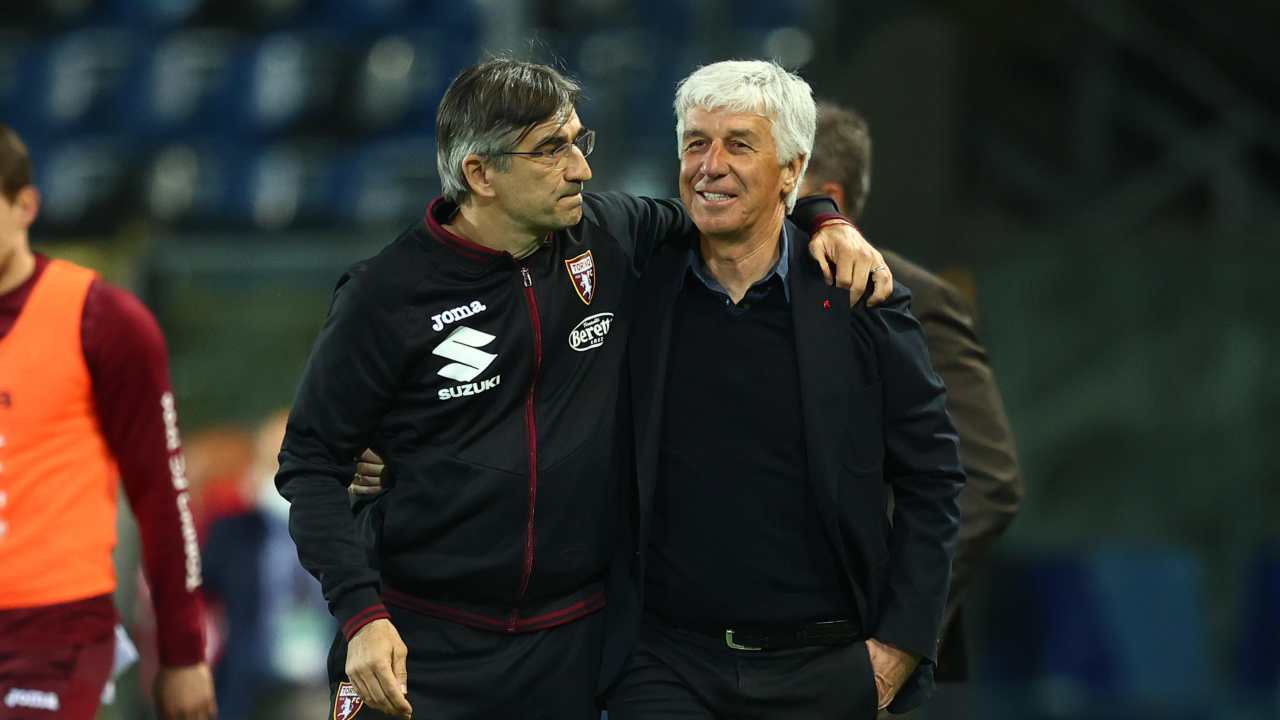 Juric e Gasperini foto Ansa