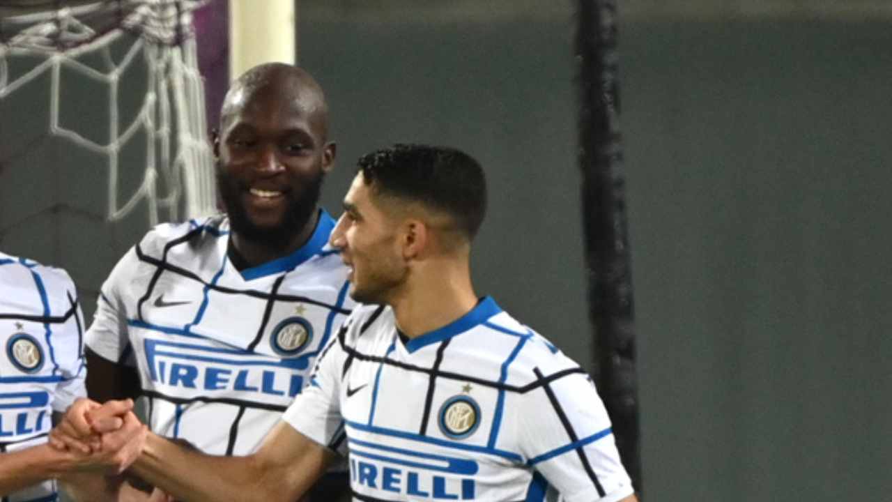 Lukaku e Hakimi - foto LaPresse