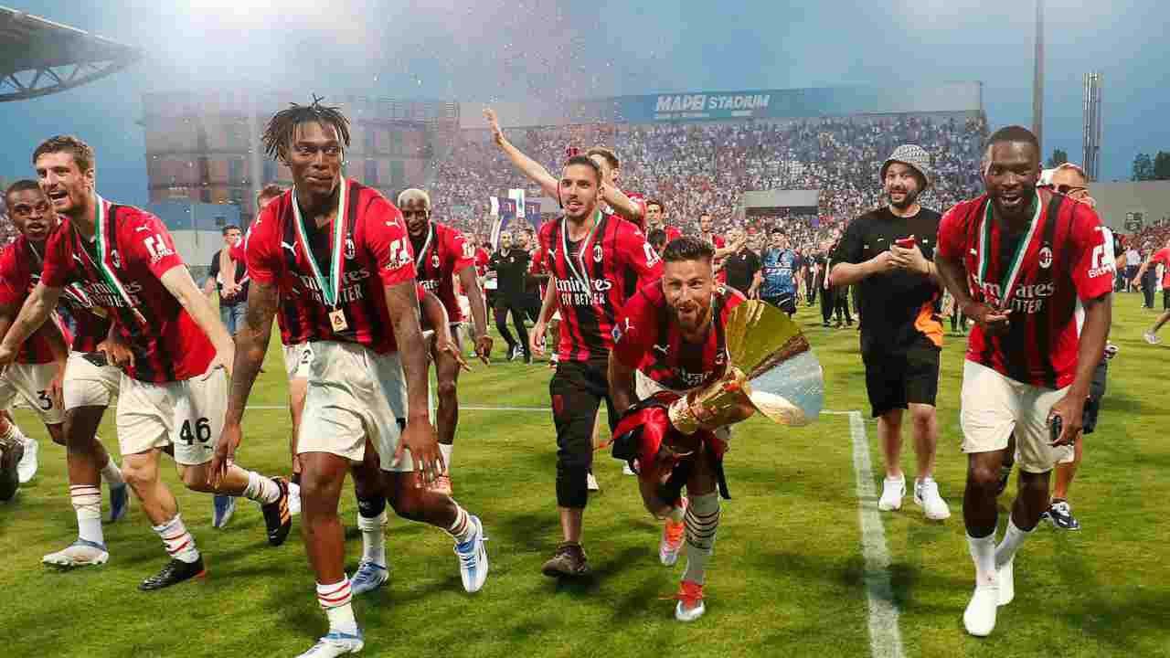 Milan campione d'Italia foto Ansa