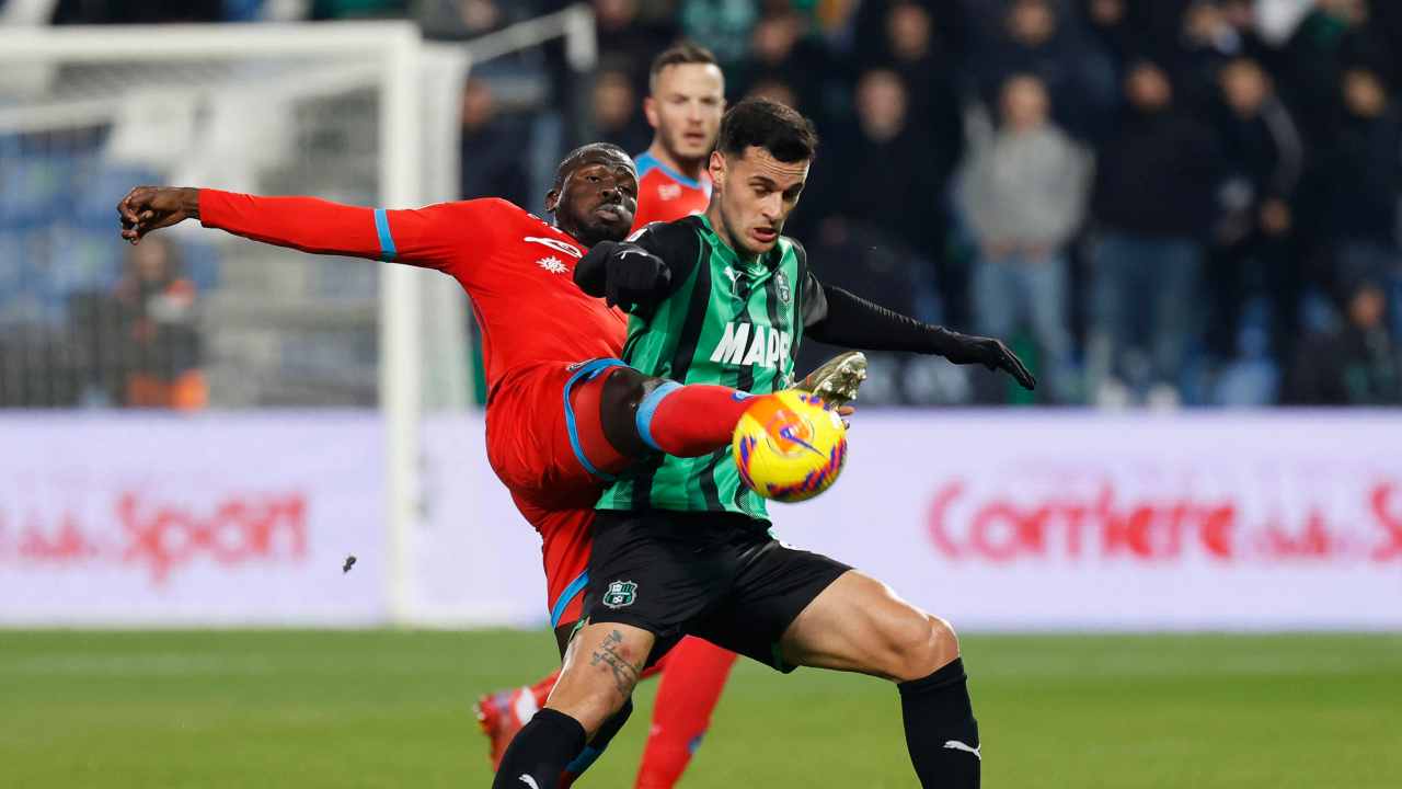 Sassuolo-Napoli foto Ansa