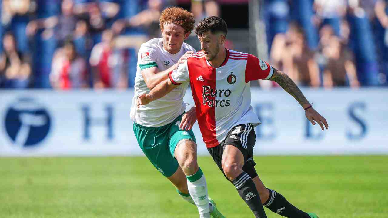 Feyenoord in campo foto Ansa