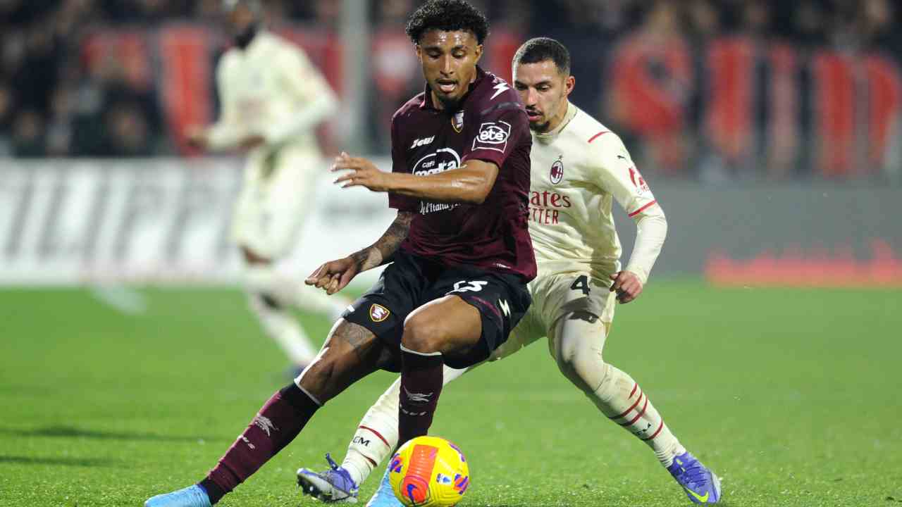 salernitana-milan foto Ansa