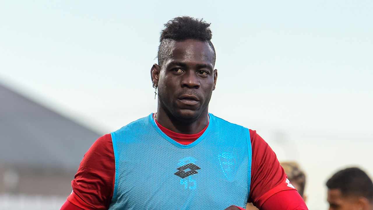 Balotelli Monza -foto LaPresse