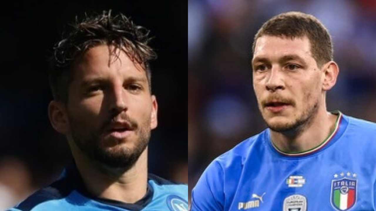 belotti e mertens - foto LaPresse