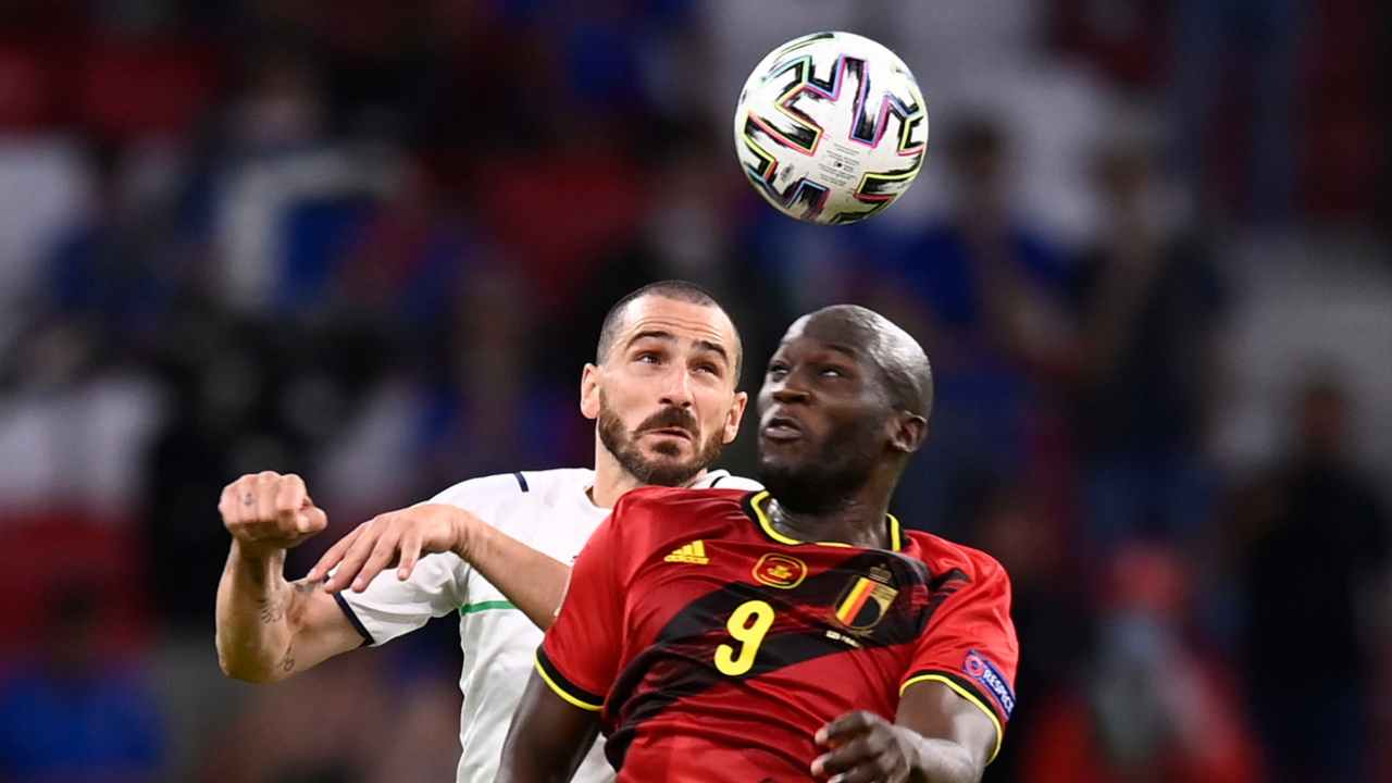 Bonucci e Lukaku  foto LaPresse