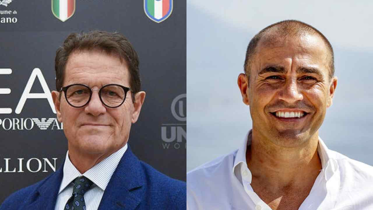 Capello e Cannavaro foto Lapresse