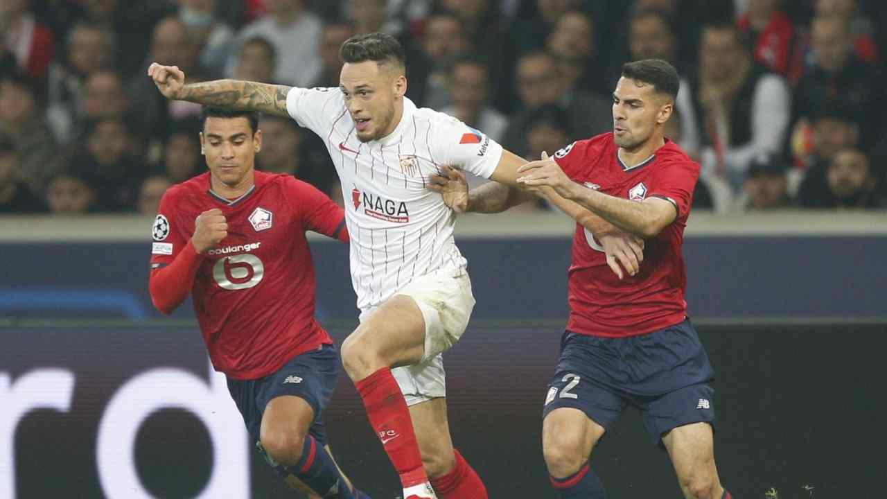 Celik vs Siviglia - foto LaPresse