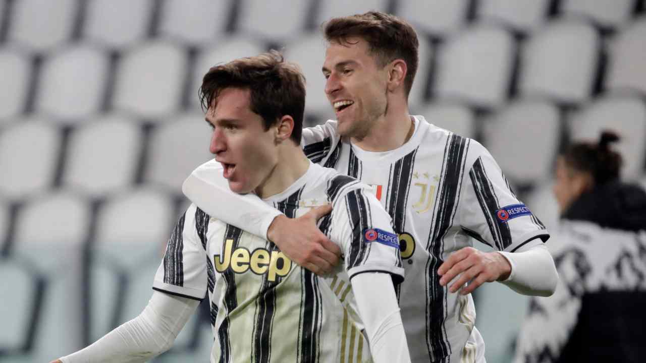 chiesa e ramsey foto LaPresse