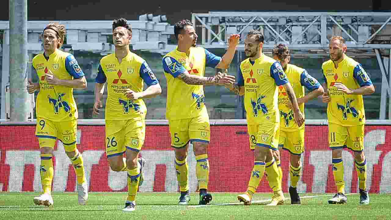 chievo esulta foto LaPresse