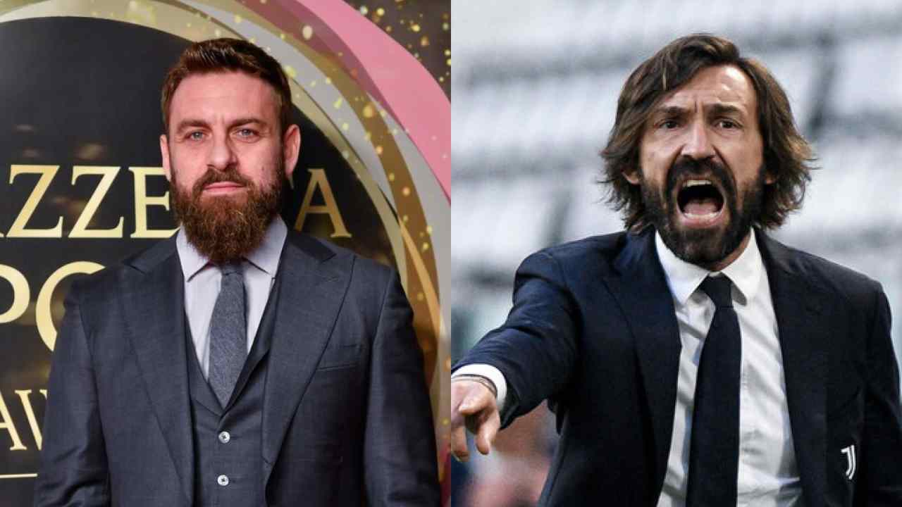 De Rossi e Pirlo - foto LaPresse