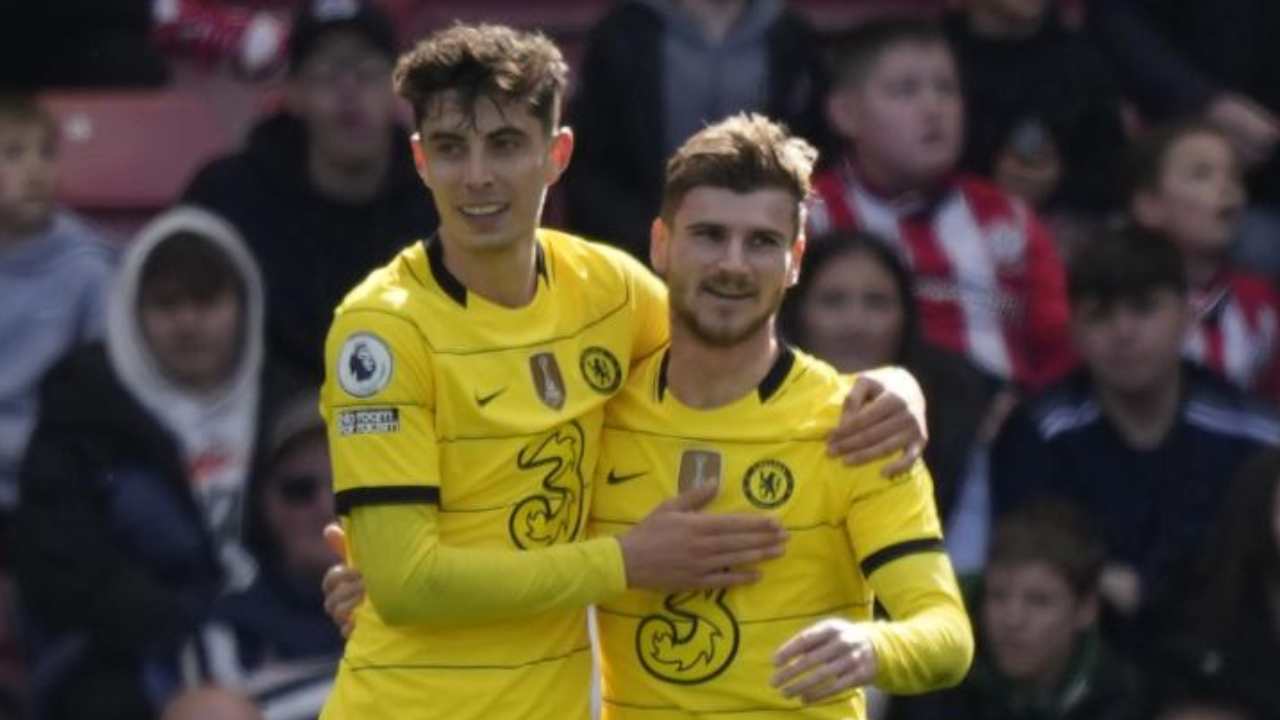 Werner e Havertz - foto LaPresse