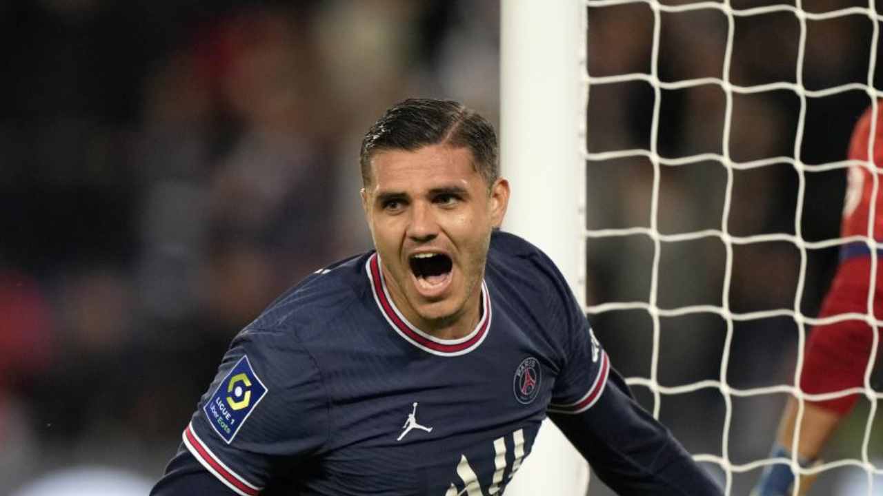 Icardi Psg foto LaPresse