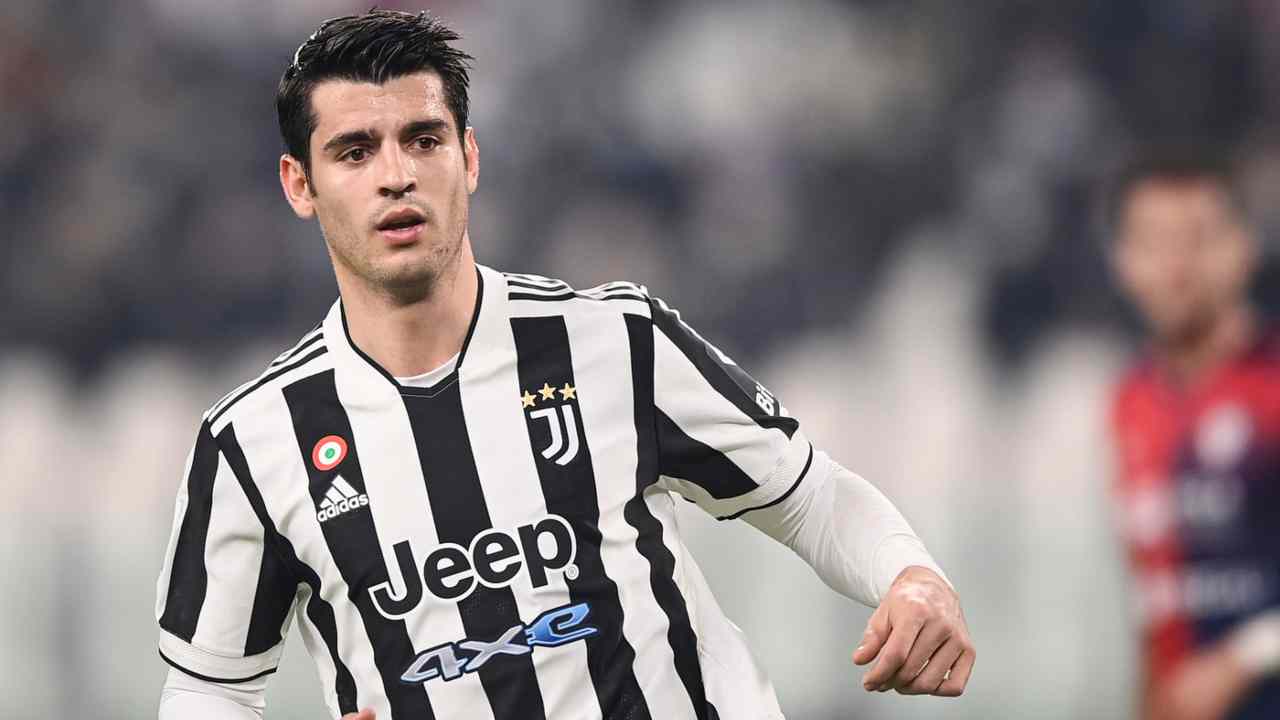 Morata Juve foto Lapresse