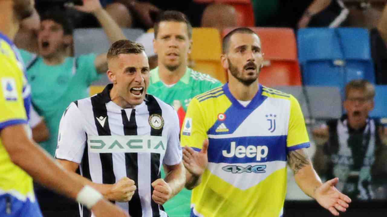 Udinese-Juve foto LaPresse