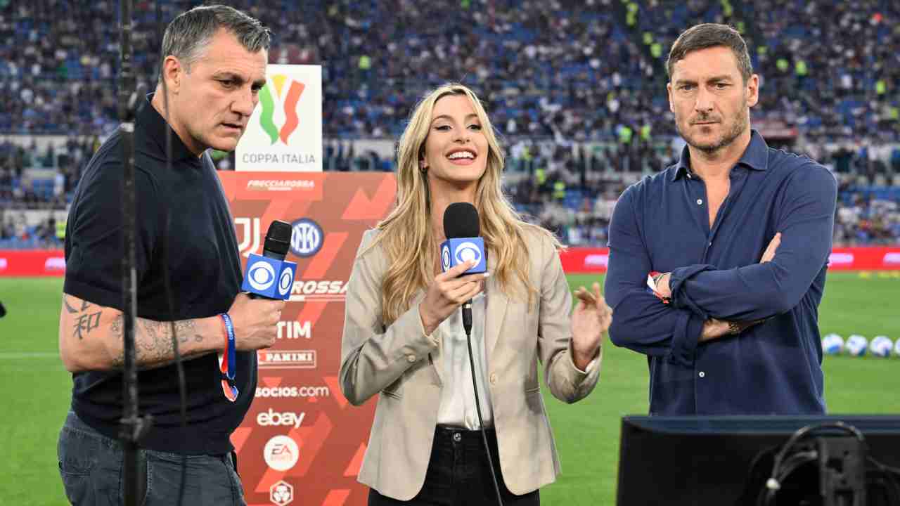 Vieri-Quiles-Totti foto LaPresse