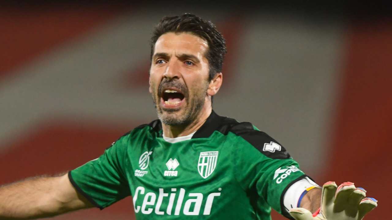 buffon urla - foto LaPresse