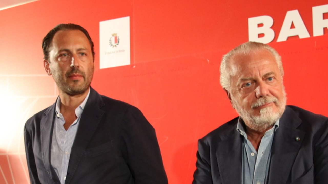 De Laurentiis padre e figlio - foto laPresse