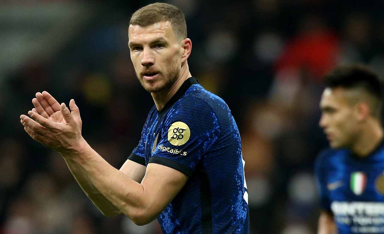 Dzeko è la suggestione di Galliani e Berlusconi per il Monza (Lapresse)