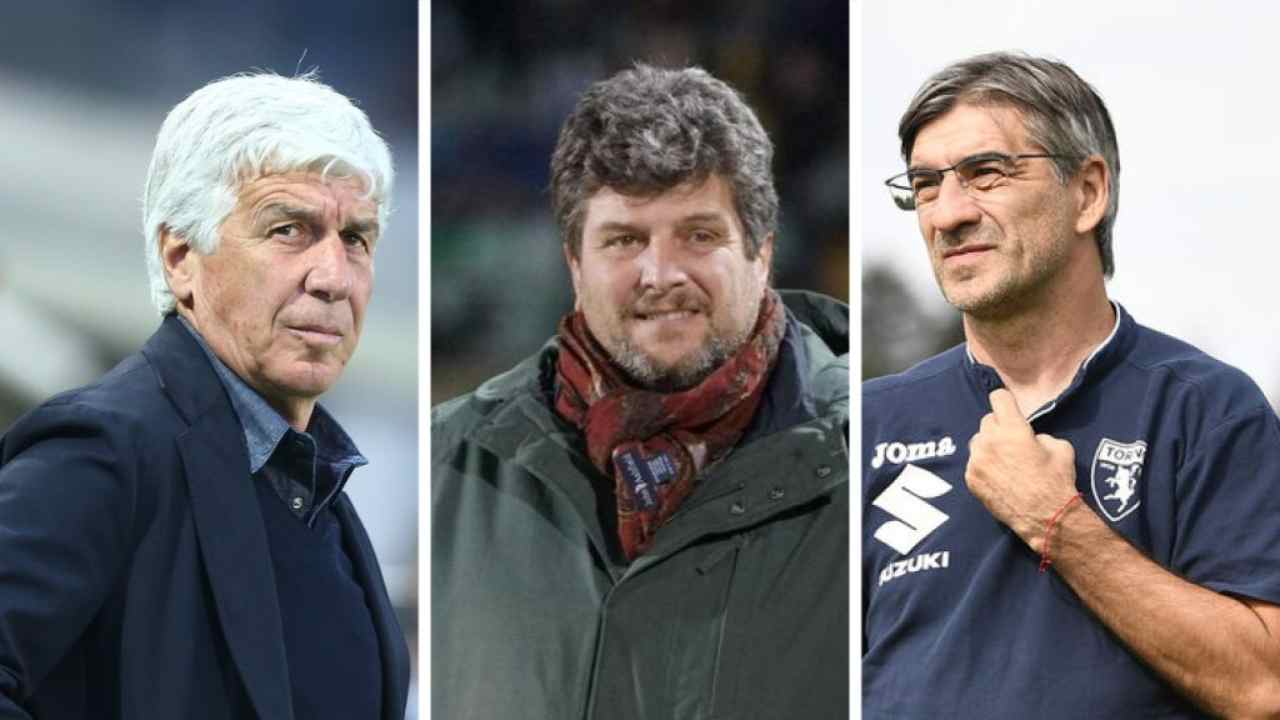 Gasperini, Ballardini e Juric foto LaPresse