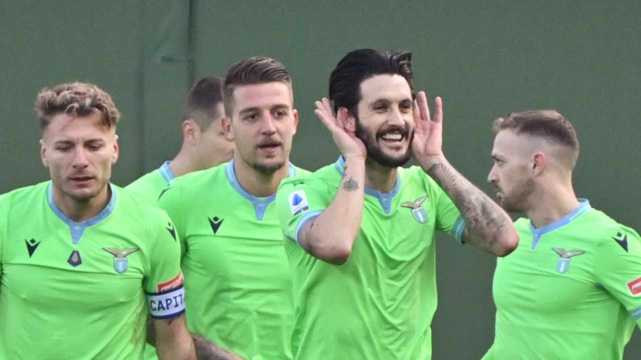 lazio esulta - foto LaPresse