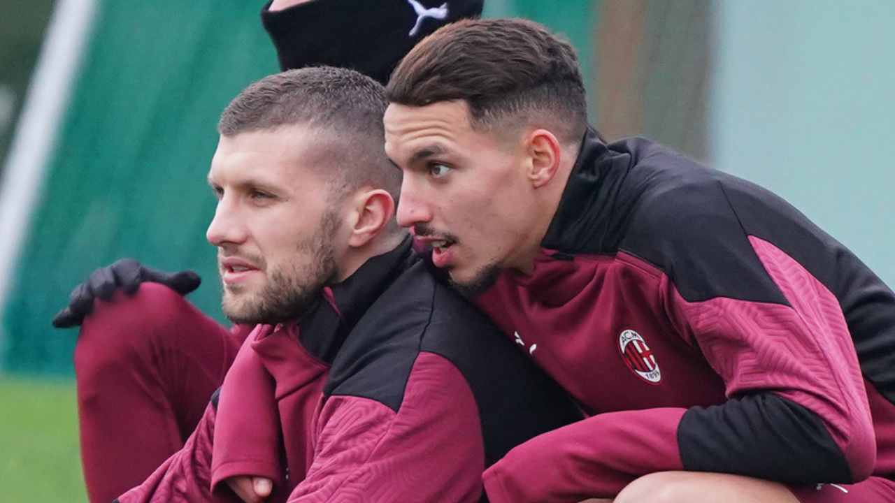 Rebic e Bennacer - foto LaPresse