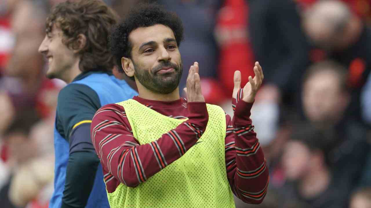 Salah applaude - foto LaPresse