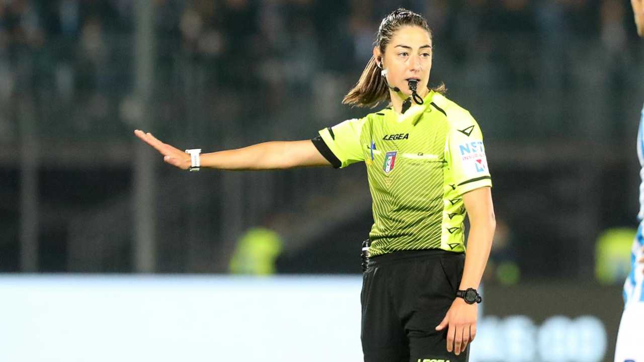 arbitra Caputi - foto LaPresse