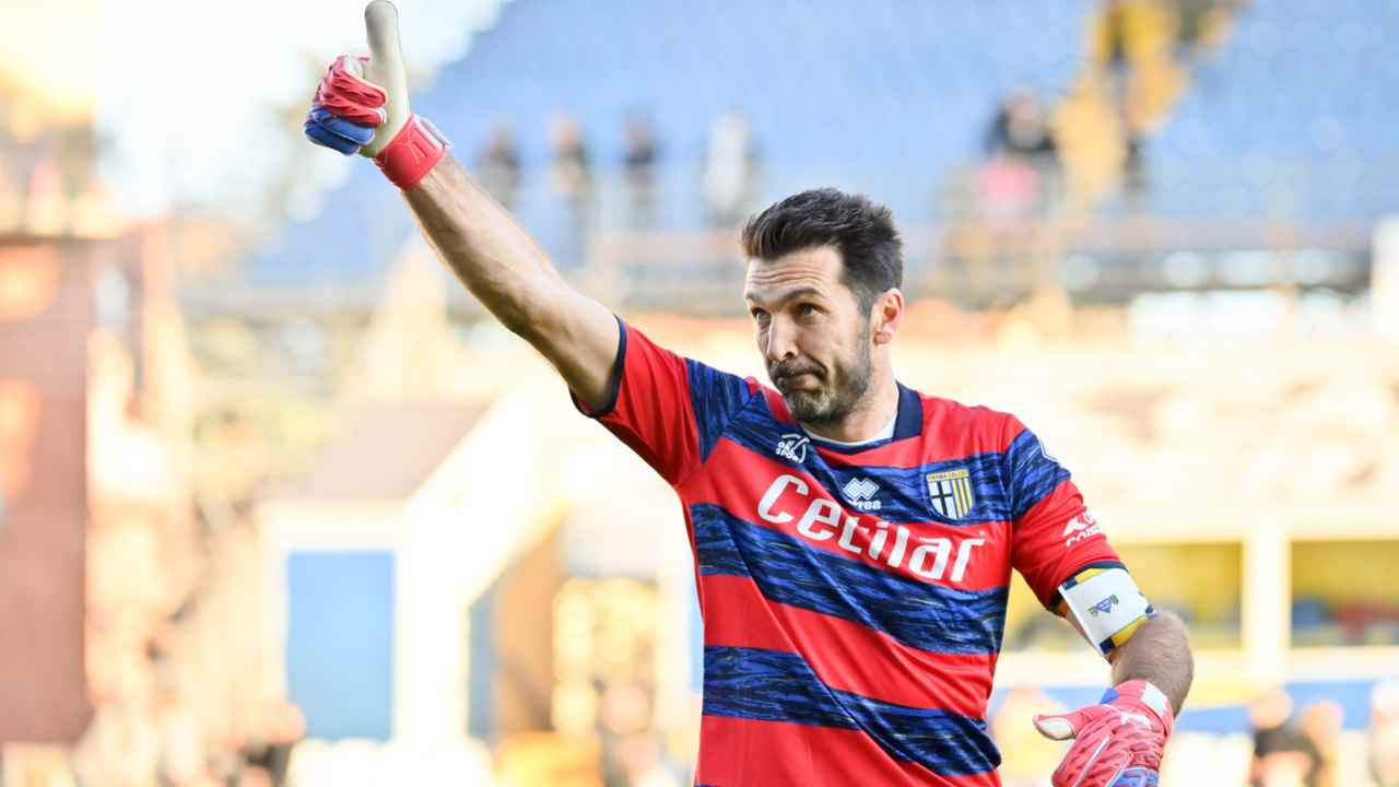 buffon ok parma - foto Lapresse