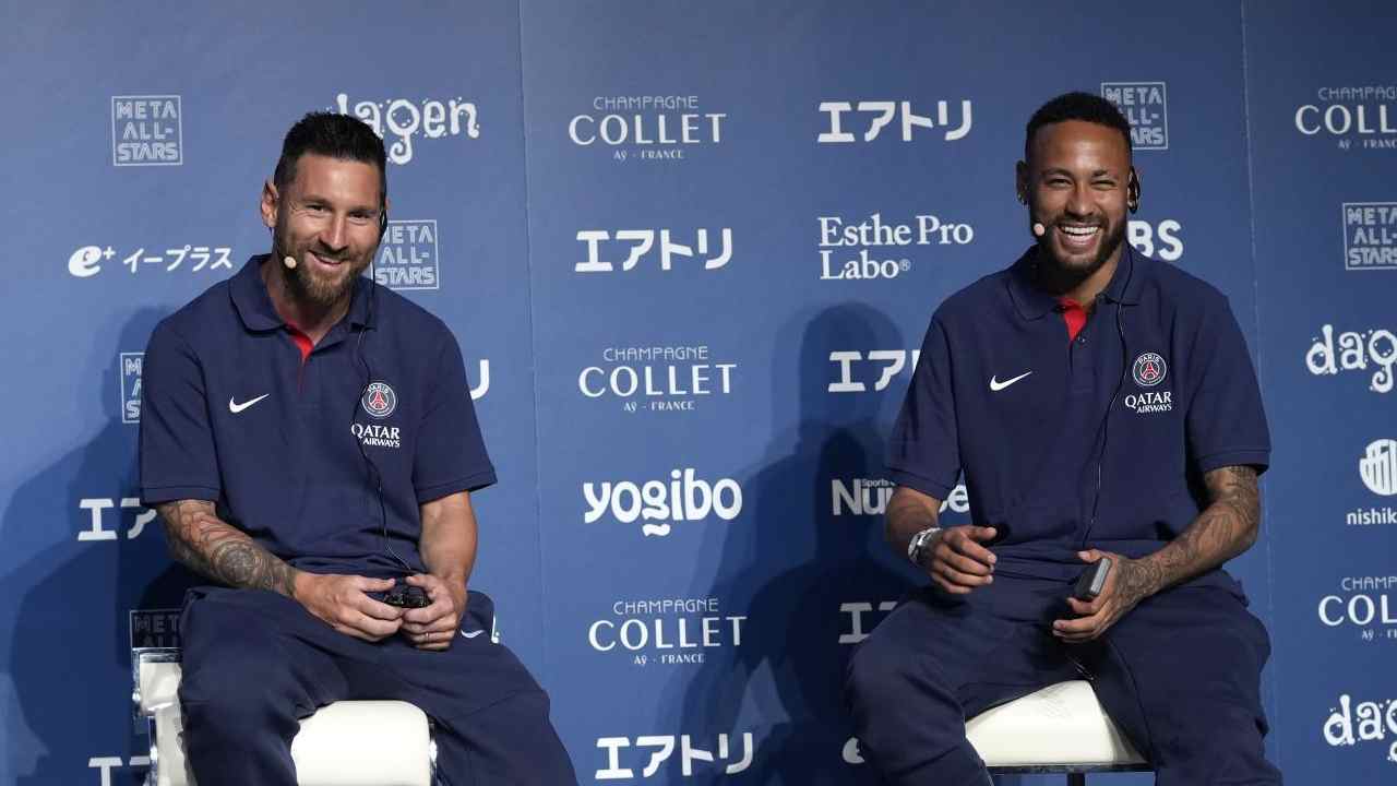 messi e neymar -foto LaPresse